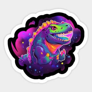 space dino Sticker